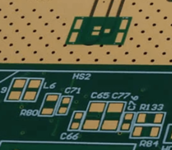 grounding vias near my bandpass filters