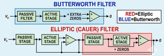 butterworth-elliptic-filter