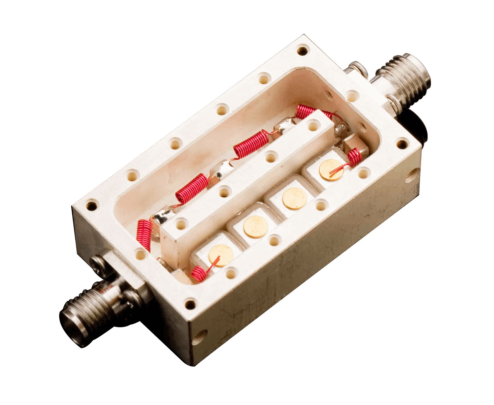 4-pole ceramic bandpass filter